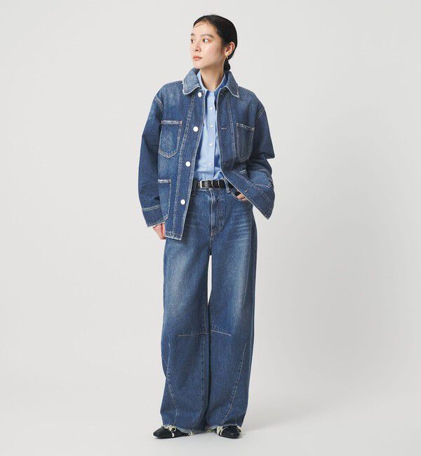 BEAUTY&YOUTH UNITED ARROWS「【別注】＜NEEDBY heritage＞カーブデニムパンツ」|デニム|COBALT