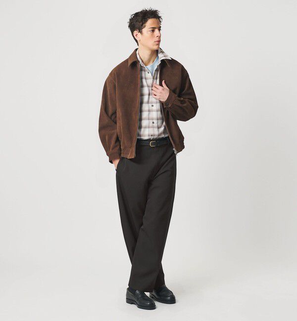 BEAUTY&YOUTH UNITED ARROWS「HI-LINE ウーステッド カーヴィー トラウザーズ」|チノ|