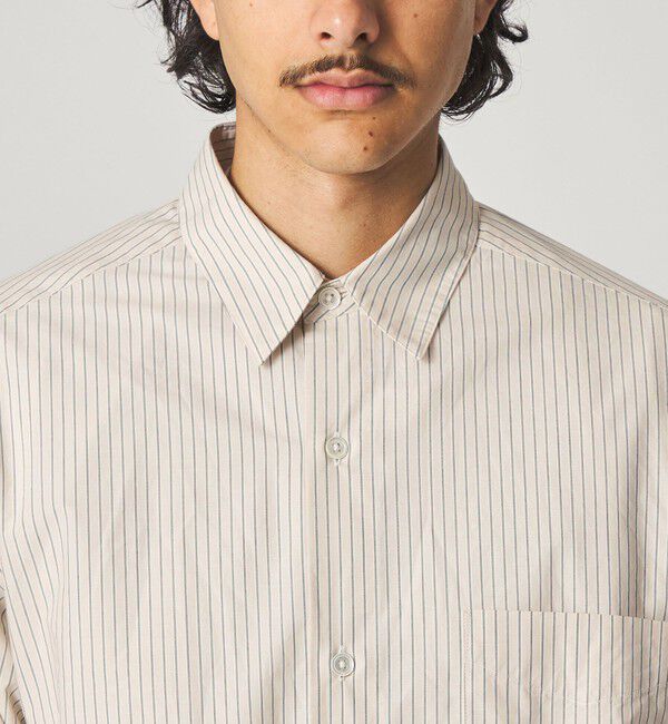 STEVEN ALAN「＜Steven Alan＞ ヘイズ ストライプ レギュラーカラー シャツ NARROW」|シャツ・ブラウス|