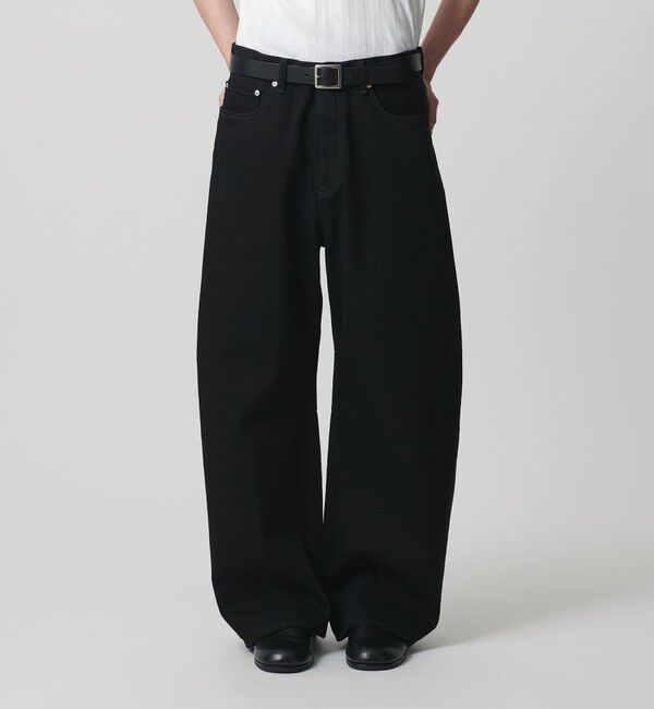 MONKEY TIME「デニム カーブ パンツ」|チノ|