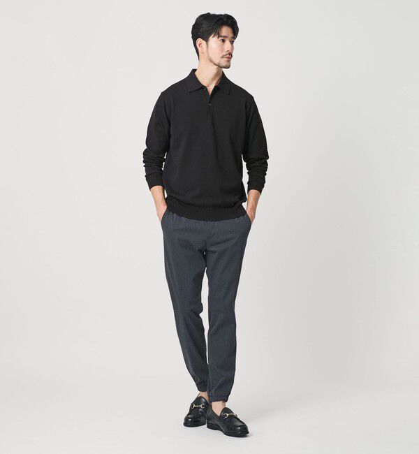 BEAUTY&YOUTH UNITED ARROWS「【WEB限定 WARDROBE SMART】KOUKIN ハイゲージ ニット ポロシャツ【抗菌・防臭】」|ニット・セーター|