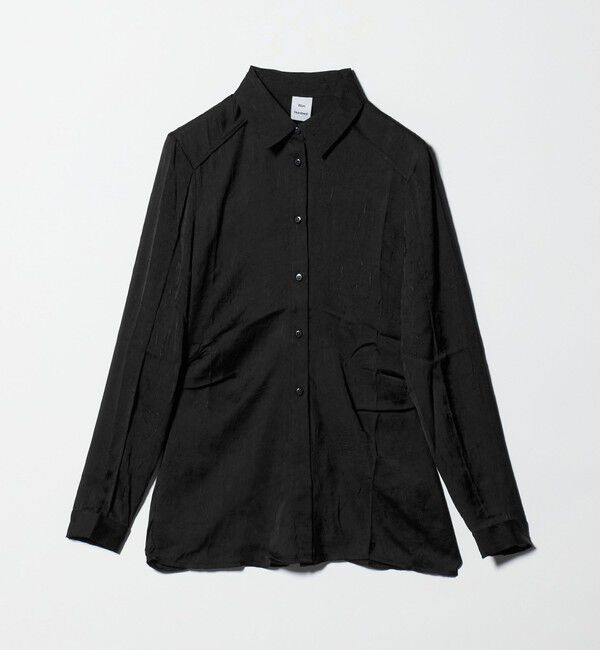 BEAUTY&YOUTH UNITED ARROWS「＜Won Hundred＞SIENA ウエストタックシャツ」|シャツ・ブラウス|BLACK