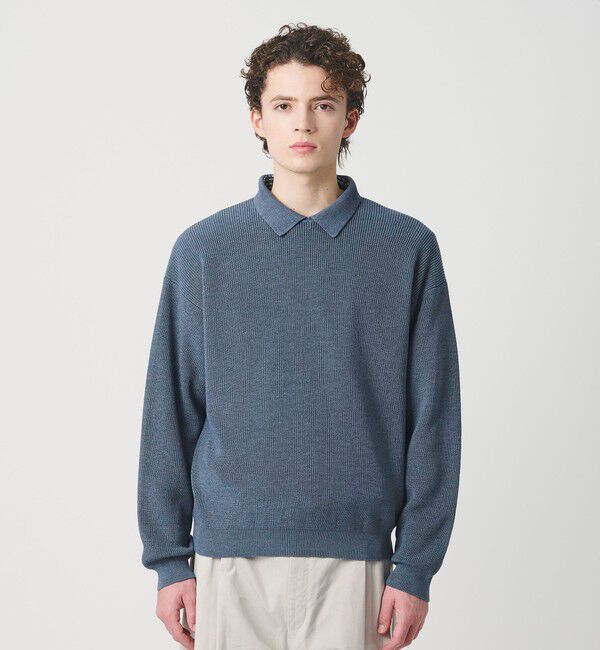 BEAUTY&YOUTH UNITED ARROWS「ファイン アゼ カラー ニット ウォッシャブル」|ニット・セーター|