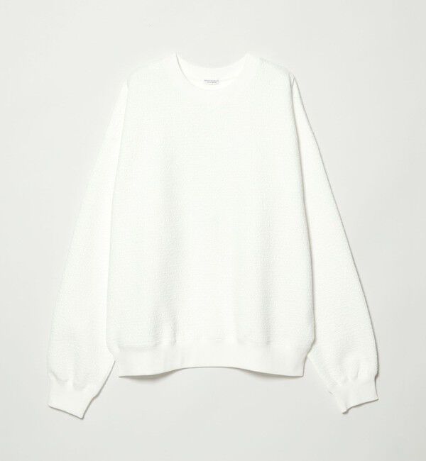 BEAUTY&YOUTH UNITED ARROWS「【WEB限定】ブリスター ジャガード スウェット」|スウェット・ジャージ|WHITE