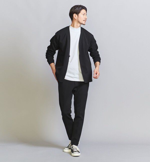 BEAUTY&YOUTH UNITED ARROWS「【WEB限定 WARDROBE SMART】ダブルニット ノープリーツ スラックス パンツ/セットアップ対応	【抗菌・防臭」|スラックス|