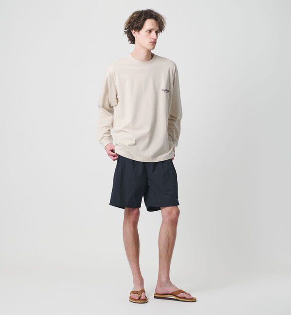 California General Store「＜CGS.＞オーガニック コットン ロングスリーブ ロゴ Tシャツ」|Tシャツ・カットソー|