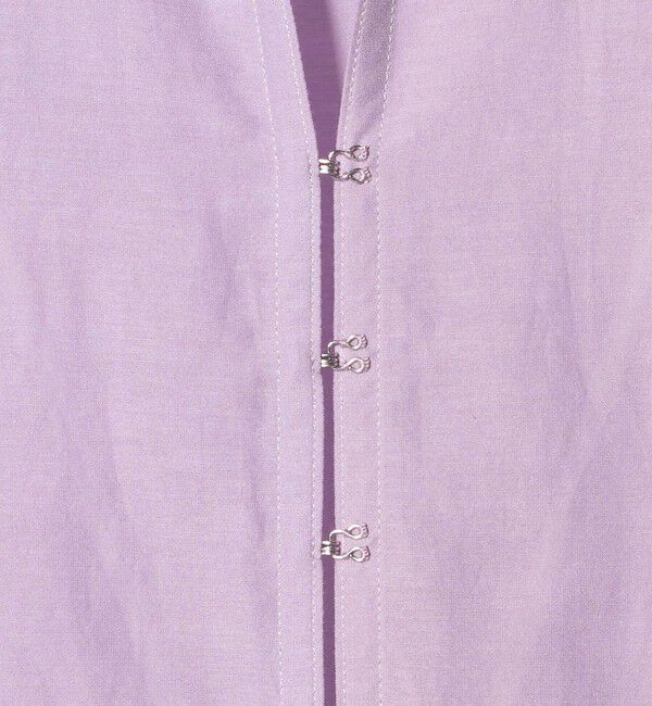 ATTISESSION「＜ATTISESSION＞コットン シルク ホック シャツ」|シャツ・ブラウス|