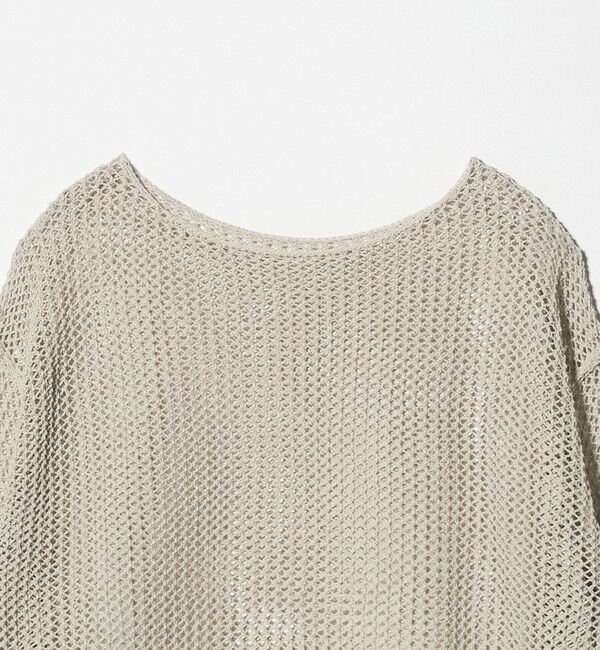 BEAUTY&YOUTH UNITED ARROWS「ペーパーメッシュ ショートワイド ニットプルオーバー ウォッシャブル」|ニット・セーター|