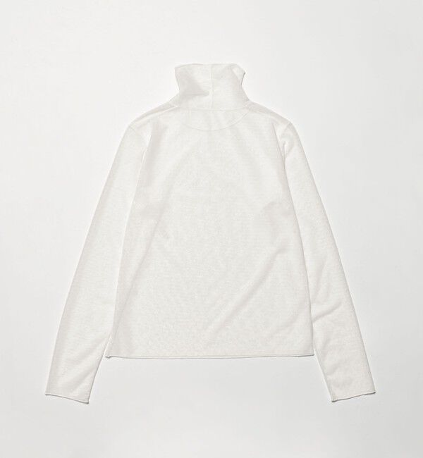 BEAUTY&YOUTH UNITED ARROWS「【WEB限定 Wardrobe DAILY MINIMAL】ドット チュールタートルネックプルオーバー ウォッシャブル」|Tシャツ・カットソー|