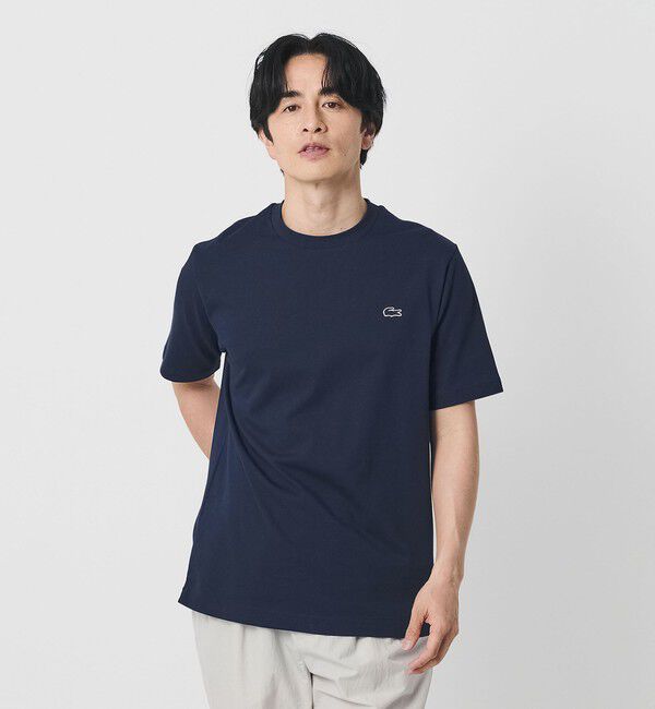 BEAUTY&YOUTH UNITED ARROWS「＜LACOSTE＞アウトライン クロック クルーネック Tシャツ」|Tシャツ・カットソー|