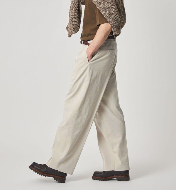 STEVEN ALAN「＜Steven Alan＞ グレース ツイル イン ツープリーツ ドレス トラウザーズII」|チノ|