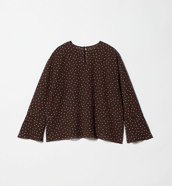 BEAUTY&YOUTH UNITED ARROWS「ポリエステル ドット シアー ブラウス ウォッシャブル」|シャツ・ブラウス|