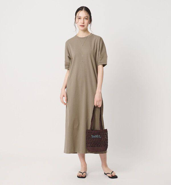 BEAUTY&YOUTH UNITED ARROWS「【WEB限定 Wardrobe DAILY MINIMAL】パフスリーブ カットワンピース UVカット 接触冷感」|ワンピース|MOCA