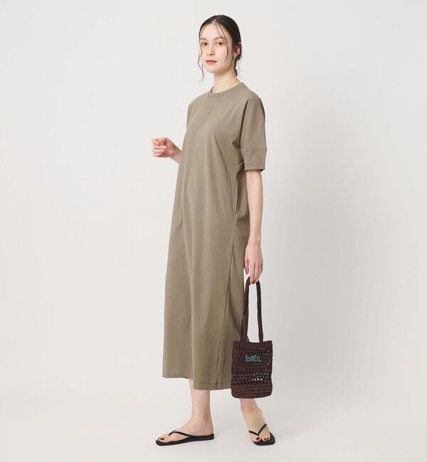 BEAUTY&YOUTH UNITED ARROWS「【WEB限定 Wardrobe DAILY MINIMAL】パフスリーブ カットワンピース UVカット 接触冷感」|ワンピース|