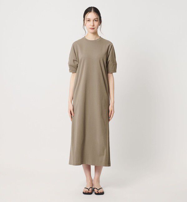 BEAUTY&YOUTH UNITED ARROWS「【WEB限定 Wardrobe DAILY MINIMAL】パフスリーブ カットワンピース UVカット 接触冷感」|ワンピース|