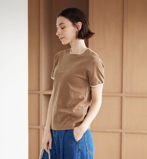 BEAUTY&YOUTH UNITED ARROWS「シアー パイル リンガーTシャツ」|Tシャツ・カットソー|