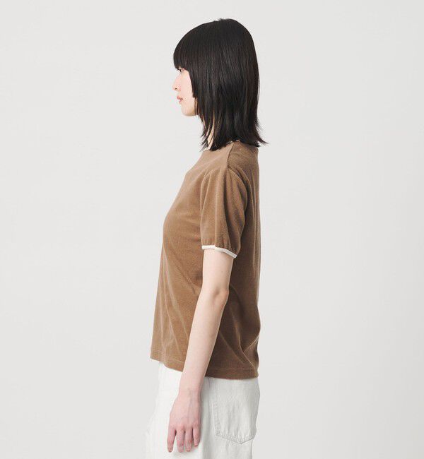 BEAUTY&YOUTH UNITED ARROWS「シアー パイル リンガーTシャツ」|Tシャツ・カットソー|