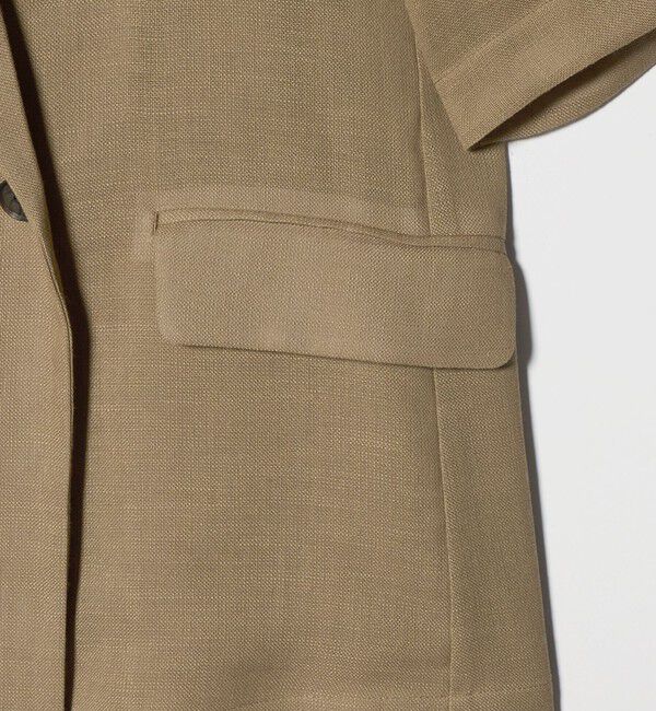 BEAUTY&YOUTH UNITED ARROWS「ポリエステル メッシュ ハーフスリーブ ジャケット ウォッシャブル」|テーラードジャケット|