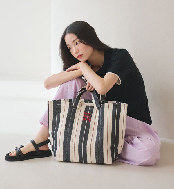 BEAUTY&YOUTH UNITED ARROWS「【別注】＜beej＞ストライプ 2WAY トートバッグ」|トートバッグ|