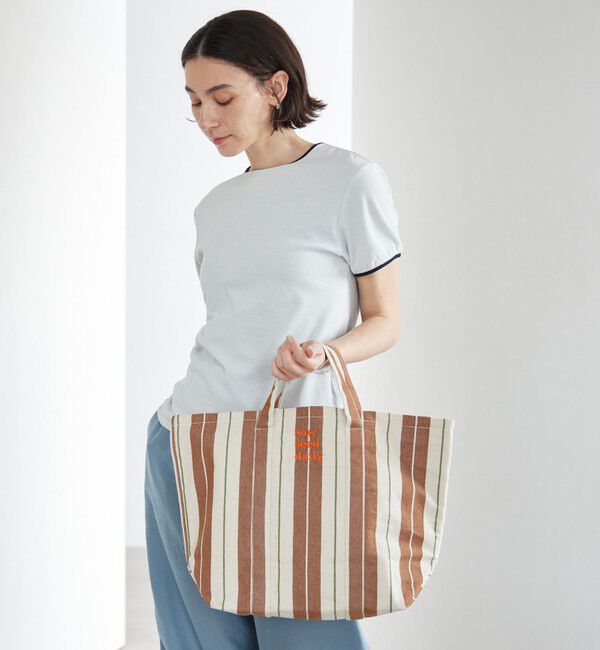BEAUTY&YOUTH UNITED ARROWS「【別注】＜beej＞ストライプ 2WAY トートバッグ」|トートバッグ|