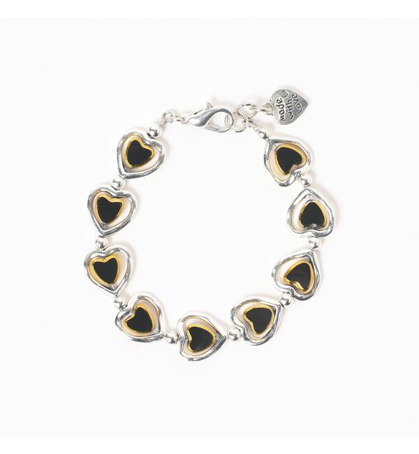 Ray BEAMS 「〇Otro Accesorio / ハート レイヤード ブレスレッド」|ブレスレット・バングル|