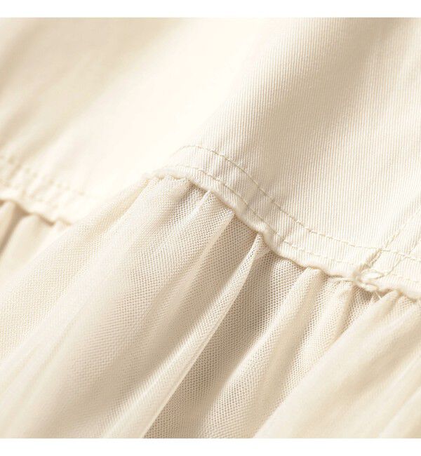 Ray BEAMS 「チュール キリカエ ティアード スカート」|スカート|