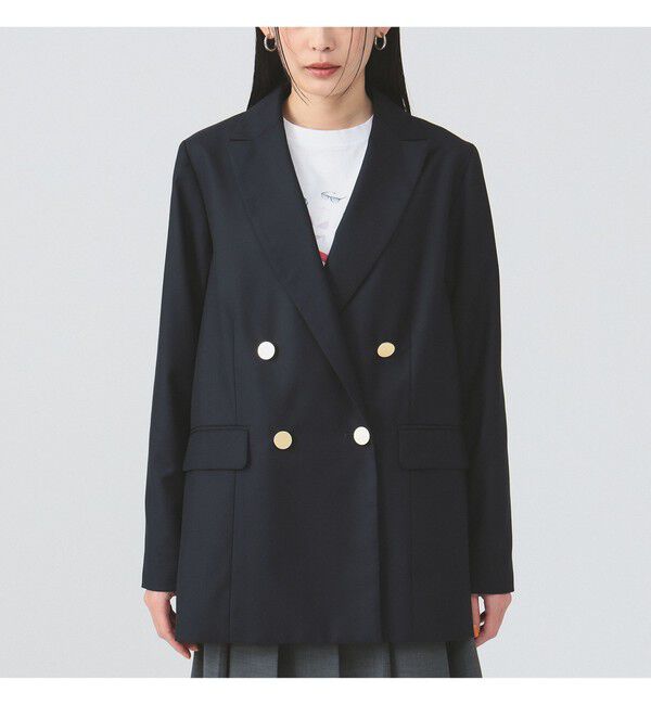 Ray BEAMS 「4ボタン ダブル ブレザー」|テーラードジャケット|