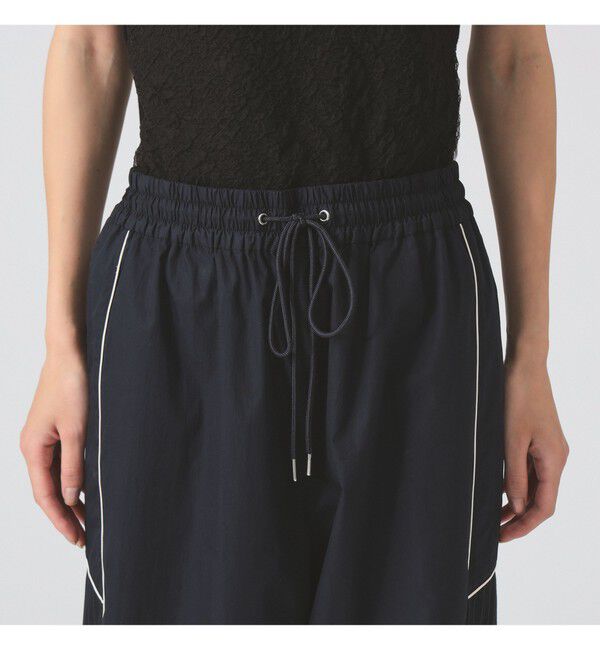 Ray BEAMS 「ストライプ キリカエ トラックパンツ」|チノ|