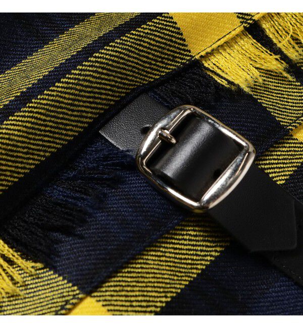 Demi-Luxe BEAMS 「O&rsquo;NEIL OF DUBLIN / ウール ナローベルト キルトスカート」|スカート|