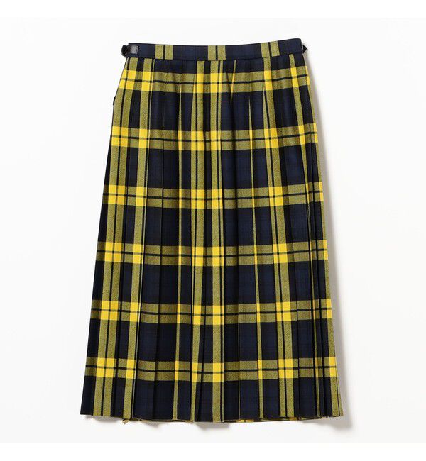 Demi-Luxe BEAMS 「O&rsquo;NEIL OF DUBLIN / ウール ナローベルト キルトスカート」|スカート|