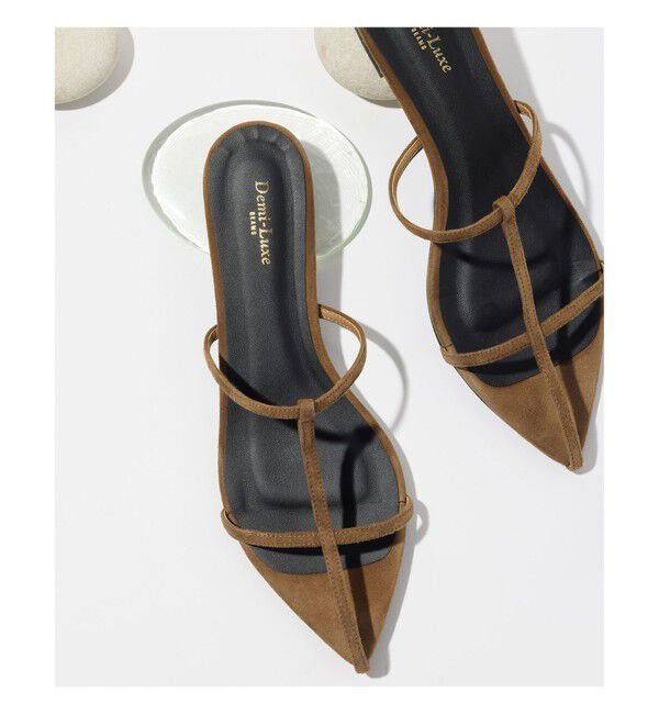 Demi-Luxe BEAMS 「ポインテッド ヌードサンダル .M」|サンダル|
