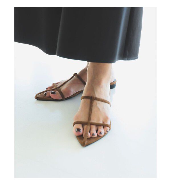 Demi-Luxe BEAMS 「ポインテッド ヌードサンダル .M」|サンダル|