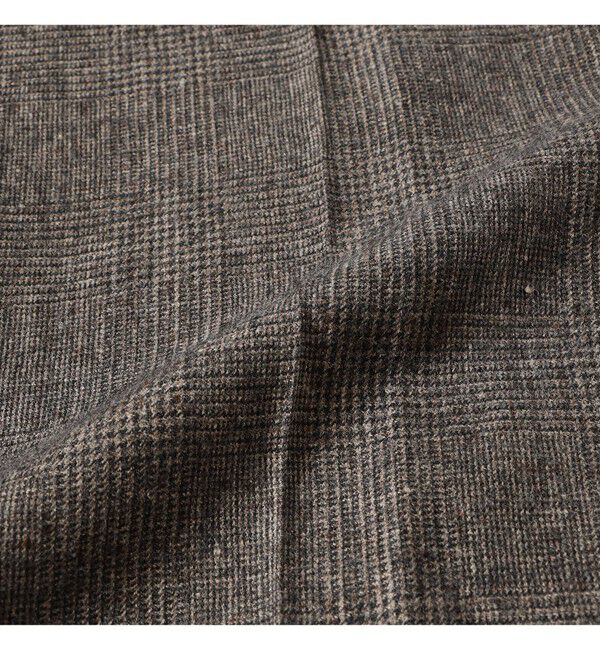 Demi-Luxe BEAMS 「ATON / ウール リネン チェック パンツ」|チノ|