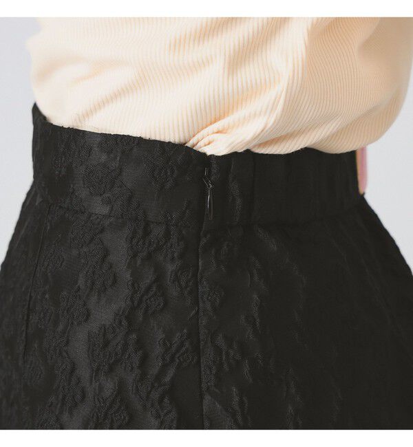 Ray BEAMS 「フラワー ジャカード フレア スカート」|スカート|