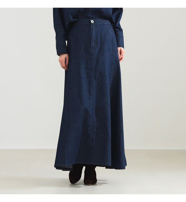 Demi-Luxe BEAMS 「【別注】upper hights / THE FREYA スカート」|スカート|BLUE_RINSE