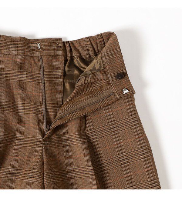 Ray BEAMS 「チェック タック パンツ」|チノ|