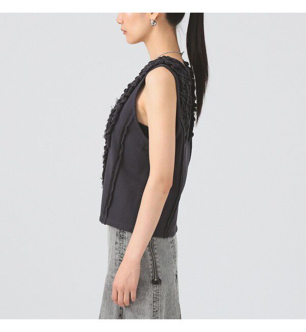 Ray BEAMS 「フリルブレード ウラケ ベスト」|ベスト・ジレ|