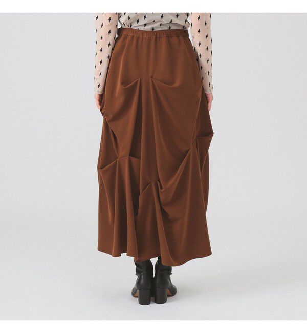 Ray BEAMS 「ランダム タック ボリューム スカート」|スカート|