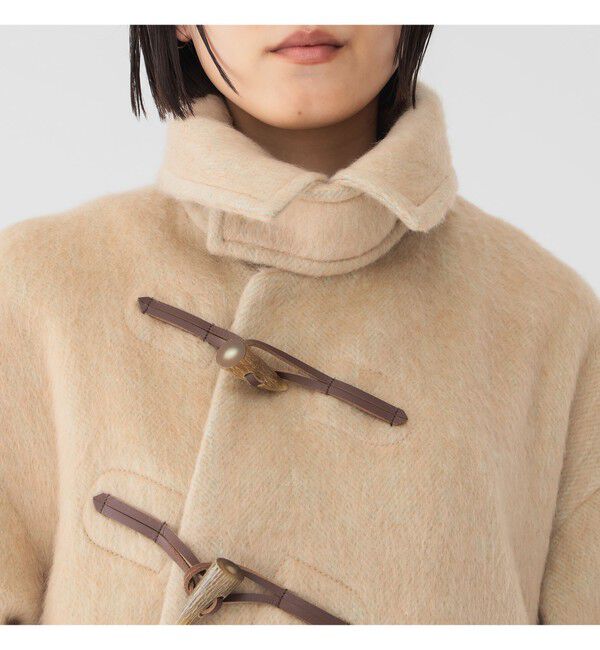 BEAMSBOY「maturely / シャギー ヘリンボーン ダッフルコート」|ダッフルコート|