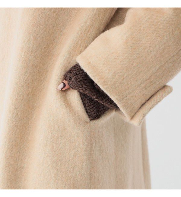 BEAMSBOY「maturely / シャギー ヘリンボーン ダッフルコート」|ダッフルコート|