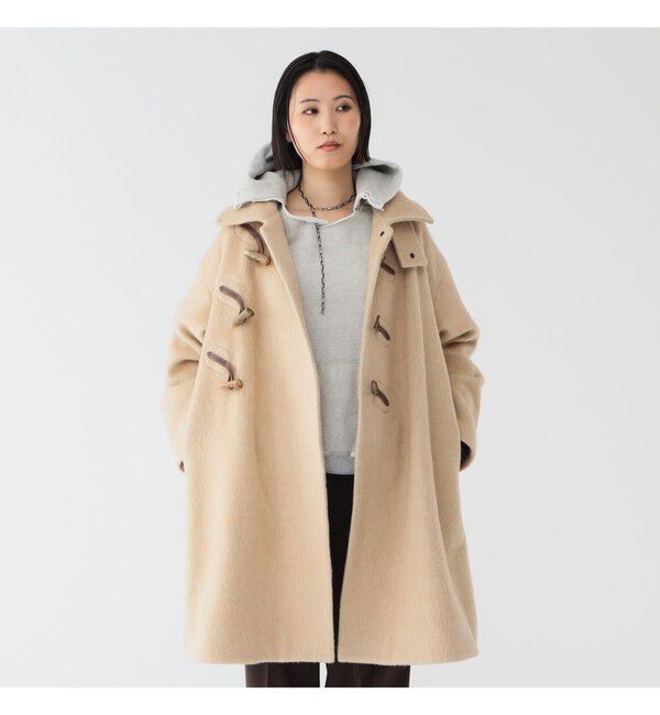 BEAMSBOY「maturely / シャギー ヘリンボーン ダッフルコート」|ダッフルコート|