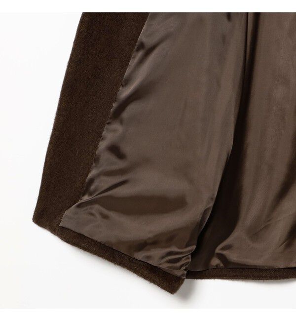 BEAMSBOY「maturely / シャギー ヘリンボーン ダッフルコート」|ダッフルコート|