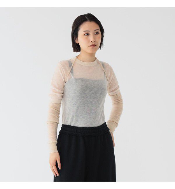 BEAMSBOY「maturely / ウール ショートスリーブ アンド アームカバー」|ニット・セーター|