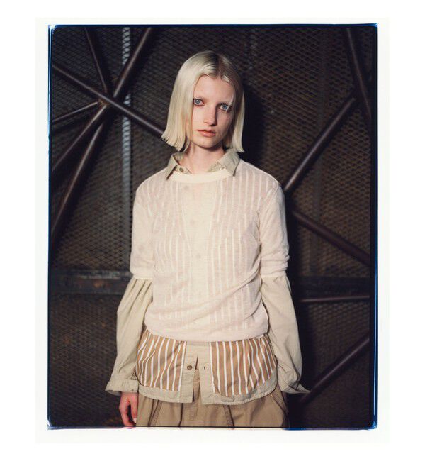 BEAMSBOY「maturely / ウール ショートスリーブ アンド アームカバー」|ニット・セーター|