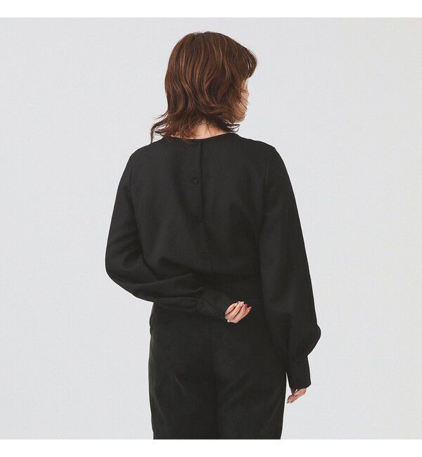 Ray BEAMS 「RBS / レイヤー ラッフル ヨーク ブラウス」|シャツ・ブラウス|