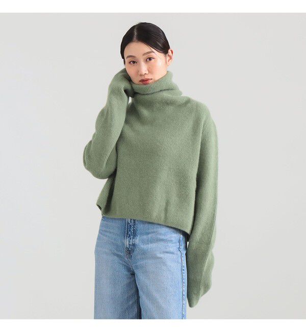 Demi-Luxe BEAMS 「【別注】BATONER / カシミヤフォックス タートルネック ニット」|ニット・セーター|