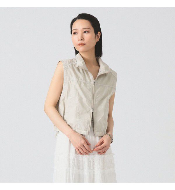 Ray BEAMS 「スタンドカラー ジップ ベスト」|ベスト・ジレ|