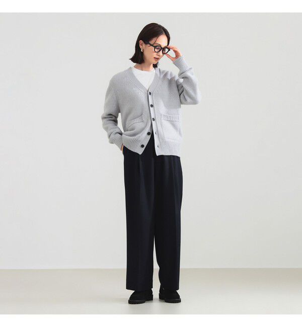 Demi-Luxe BEAMS 「【別注】SLOANE / 5ゲージ Vネック カーディガン」|ニット・セーター|