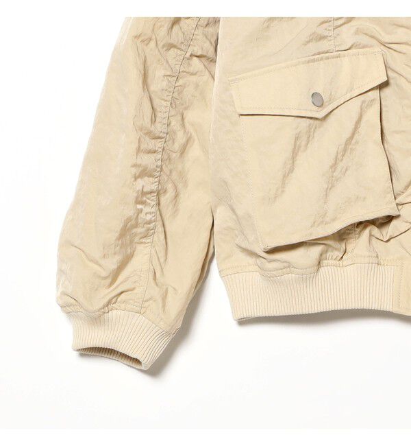 Ray BEAMS 「シャーリング MA-1 ブルゾン」|ブルゾン・スタジャン|
