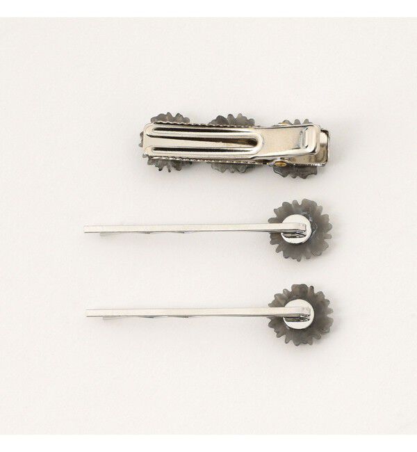 BEAMSBOY「レトロ フラワー ヘアピン 3セット」|その他|